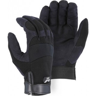 2137BK Majestic® Black Armor Skin™ Mechanics Glove with Knit Back